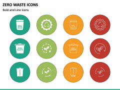 Zero Waste Icons PPT Slide 2