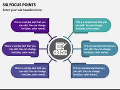 Six Focus Points PPT Slide 1
