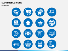 Ecommerce Icons PPT Slide 1