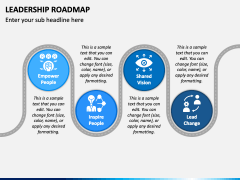 Leadership Roadmap PowerPoint Template and Google Slides Theme