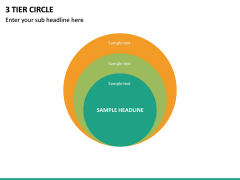 3 Tier Circle PPT Slide 2