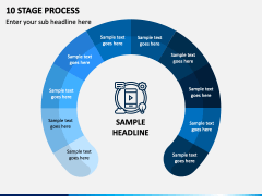 10 Stage Process PPT Slide 1