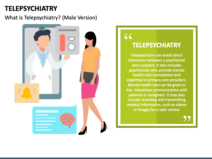 Telepsychiatry PowerPoint And Google Slides Template - PPT Slides