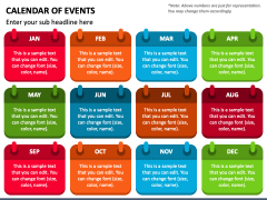 Calendar of Events PPT Slide 2