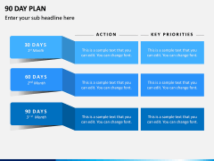 90 Days Plan Free PPT Slide 1
