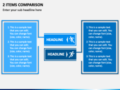 2 Items Comparison PPT Slide 2