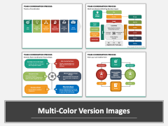 Team Coordination Process PPT Multicolor Combined