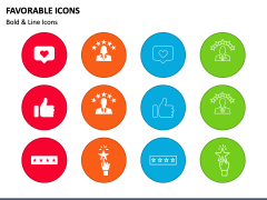 Favorable Icons PPT Slide 1