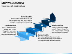 Step Wise Strategy PowerPoint and Google Slides Template - PPT Slides