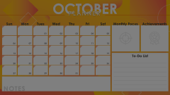 October Planner Animated Presentation - SketchBubble