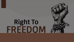 Right to Freedom Animated Presentation - SketchBubble