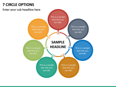 7 Circle Options PPT Slide 2