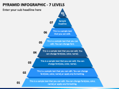 Pyramid Infographic - 7 Levels PPT Slide 2