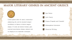 Greek Literature PPT Slide 7