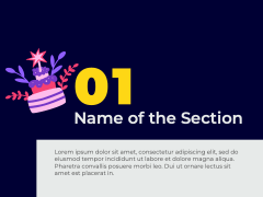 20th Birthday Presentation Template PPT Slide 3