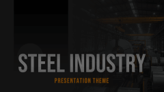 Steel Industry Presentation Theme Animated Presentation - SketchBubble