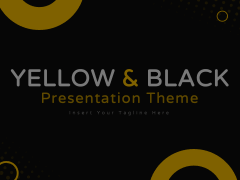 Yellow and Black Presentation Theme Animated Presentation - SketchBubble