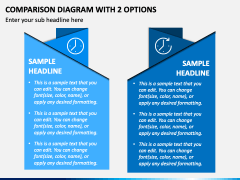 Comparison Diagram with 2 Options PPT Slide 2