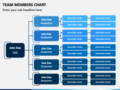 Team Members Chart PowerPoint Template - PPT Slides