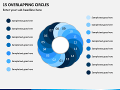15 Overlapping Circles PPT Slide 1