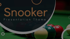Snooker Theme Animated Presentation - SketchBubble