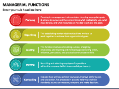 Managerial Functions PowerPoint and Google Slides Template - PPT Slides