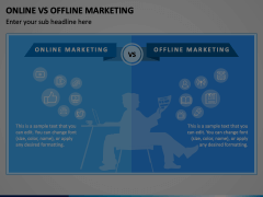 Online Vs Offline Marketing Animated Presentation - SketchBubble