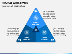 Triangle With 3 Parts Slide 1