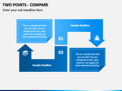 Two Points - Compare PPT Slide 1