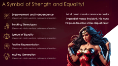 Wonder Woman Presentation Theme PPT Slide 7