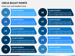 Circle Bullet Points For PowerPoint And Google Slides - PPT Slides