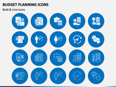 Budget Planning Icons for PowerPoint and Google Slides - PPT Slides