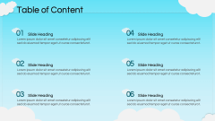 Sky Frame Background Theme PPT Slide 2