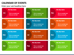 Calendar of Events PPT Slide 3