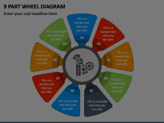 9 Part Wheel Diagram - Free Download Animated Presentation - SketchBubble