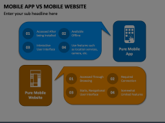 Mobile App Vs Mobile Website Animated Presentation - SketchBubble