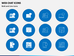 Web Chat Icons PPT Slide 1