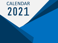 Calendar 2021 Type 5 PPT Slide 1