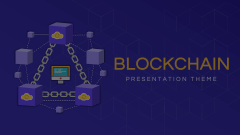 Blockchain Theme Animated Presentation - SketchBubble
