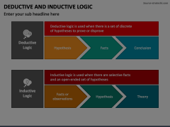 Deductive And Inductive Logic PowerPoint And Google Slides Template - PPT Slides