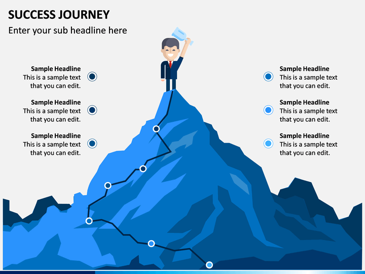 Success Journey PowerPoint Template | SketchBubble