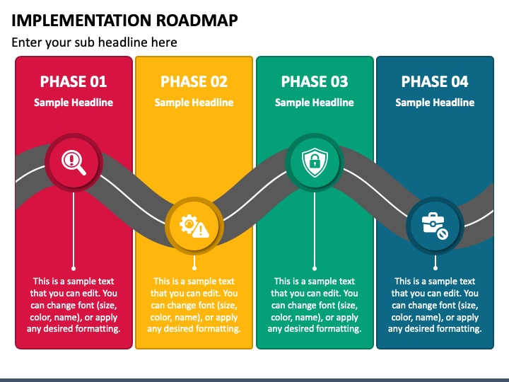 how to present a roadmap in powerpoint