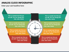 Analog Clock Infographic PowerPoint Template and Google Slides Theme
