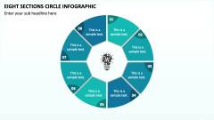 Eight Sections Circle Infographic PPT Slide 1