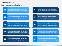 10 Modules PPT Slide 1