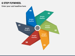 6 Step Flywheel PPT Slide 2