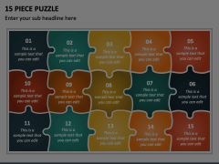 15 Piece Puzzle Animated Presentation - SketchBubble