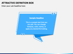 Attractive Definition Box PPT Slide 2