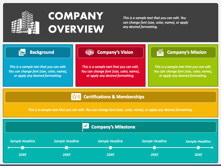 Company Overview PPT Slide 1