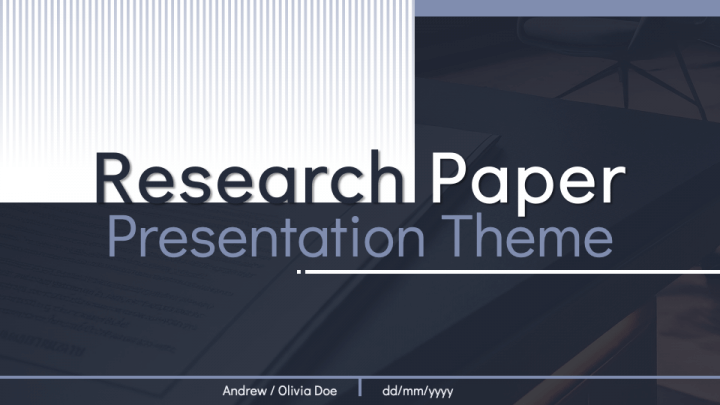 Research Paper Presentation PPT Slide 1